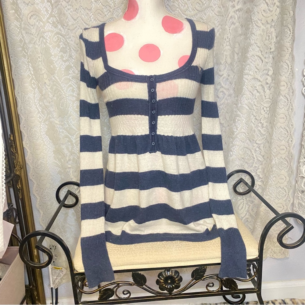 vintage abercrombie babydoll sweater